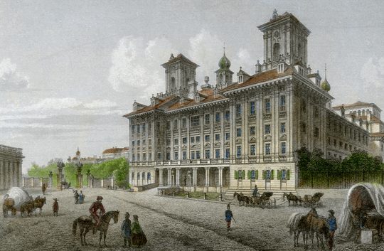 Zeichnung von Schloss Esterházy